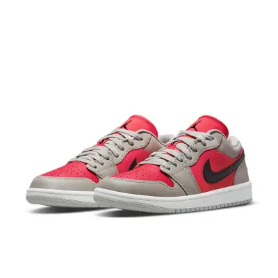 Air Jordan 1 Low ‘Light Iron Ore Siren Red’