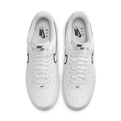 Nike Air Force 1 ’07 ‘Embroidered Swoosh – White Black’
