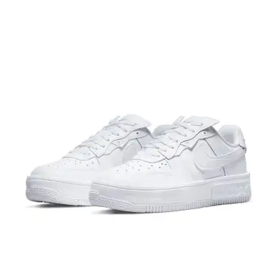 Nike Air Force 1 Fontanka ‘Triple White Multi Color Swoosh’