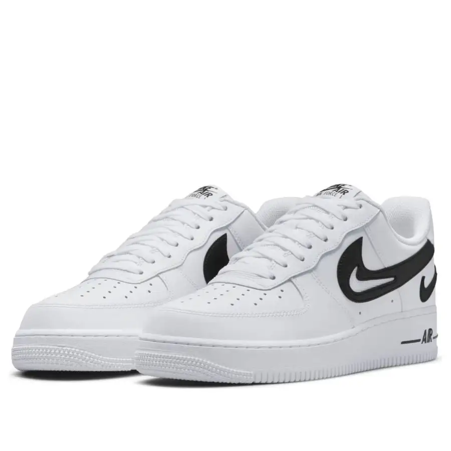 Nike Air Force 1 ’07 ‘Cut Out Swoosh – White Black’