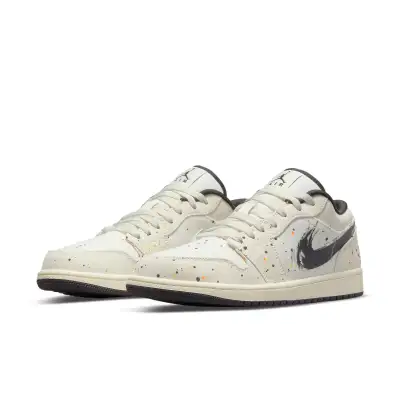 Air Jordan 1 Low ‘Brushstroke Swoosh – Paint Splatter’