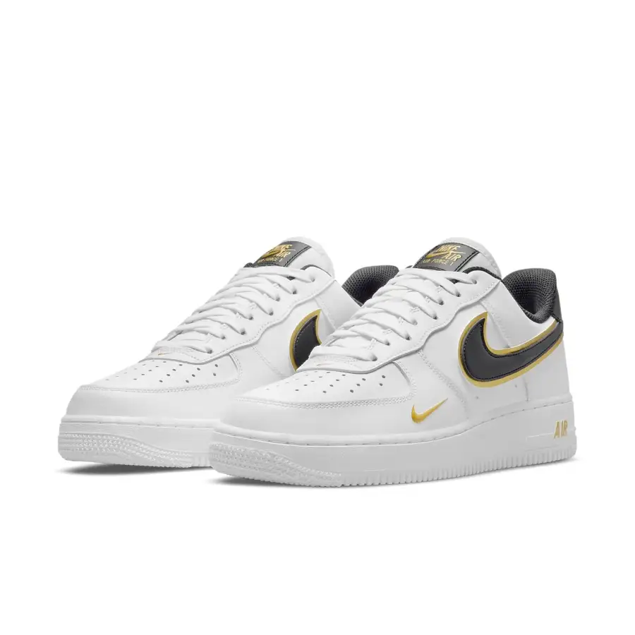 Nike Air Force 1 ’07 LV8 ‘Metallic Swoosh Pack – White Metallic Gold’