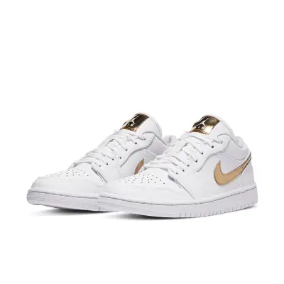 Air Jordan 1 Retro Low ‘White Metallic Gold’