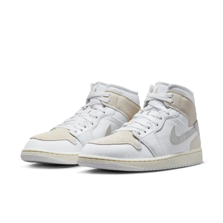 Air Jordan 1 Mid SE Craft ‘Inside Out White Grey’