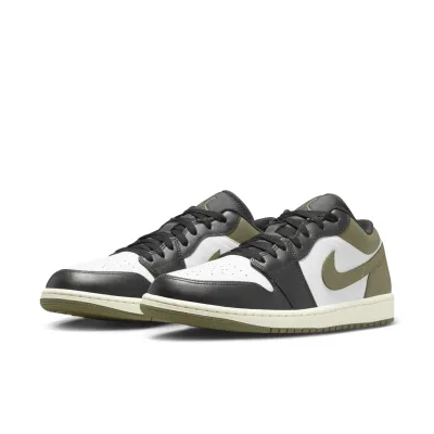 Air Jordan 1 Low ‘Black White Medium Olive’