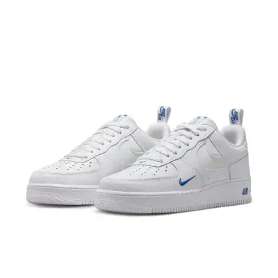 Nike Air Force 1 Low Cut Out ‘Reflective Swoosh White Blue’