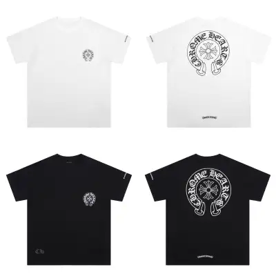 CHROME HEARTS BLACK WHITE T-SHIRT-10