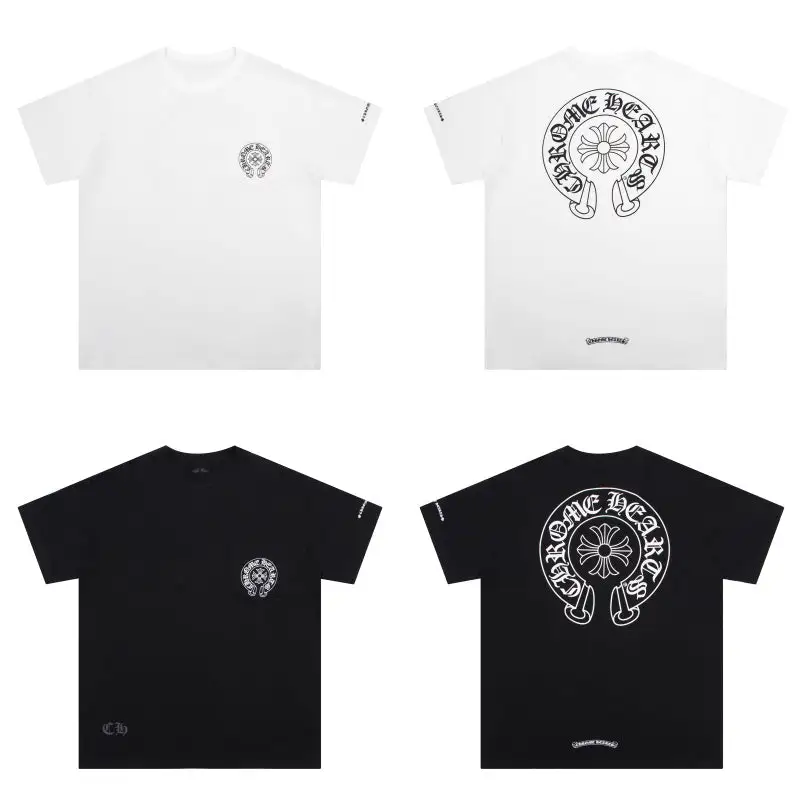 CHROME HEARTS BLACK WHITE T-SHIRT-10