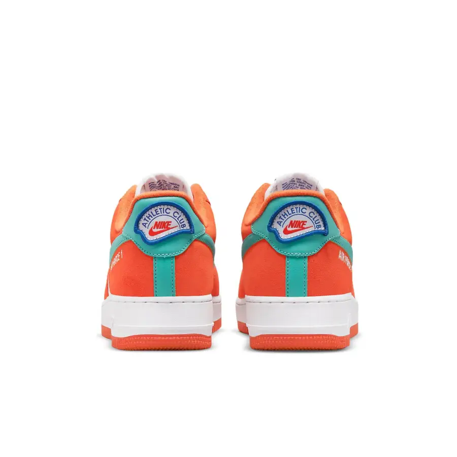 Nike Air Force 1 ’07 LV8 ‘Athletic Club – Rush Orange Washed Teal’