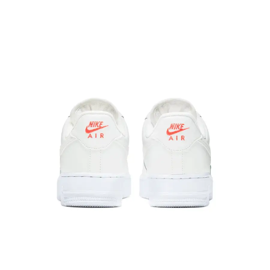 Nike Air Force 1 ’07 Essential ‘Summit White Solar Red’