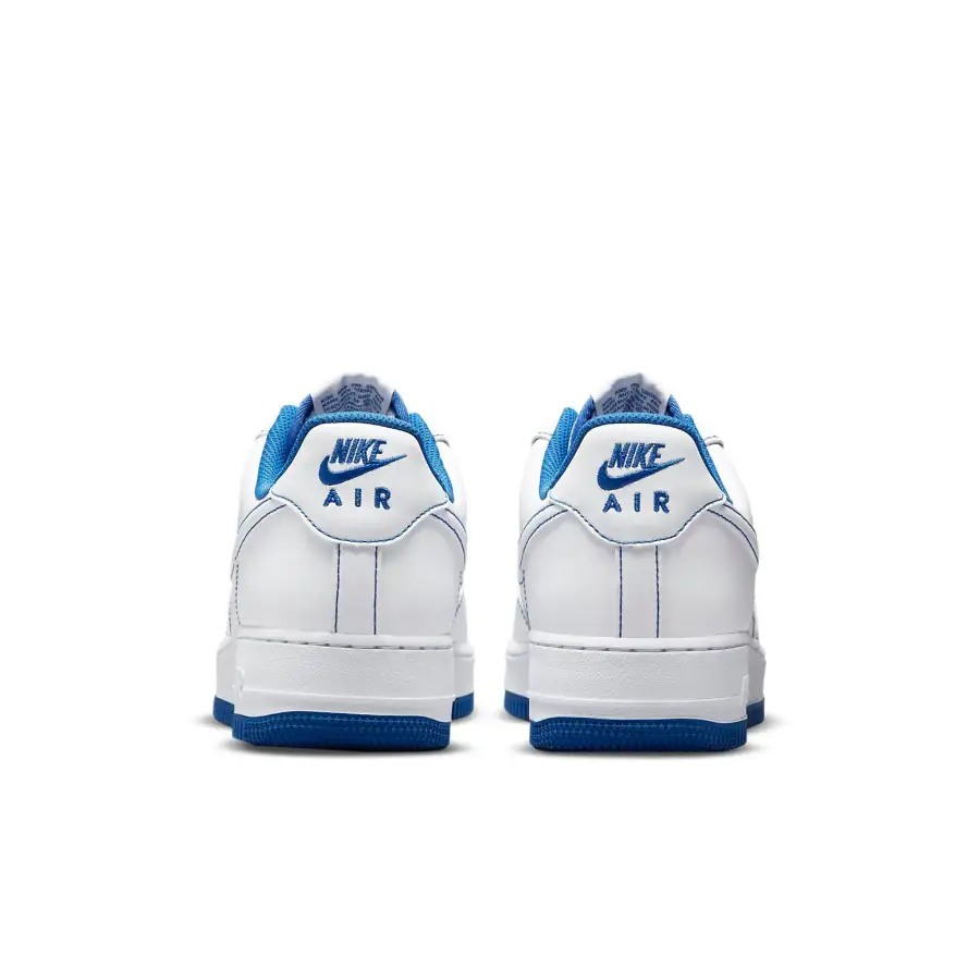 Nike Air Force 1 ’07 ‘Contrast Stitch – White Game Royal’
