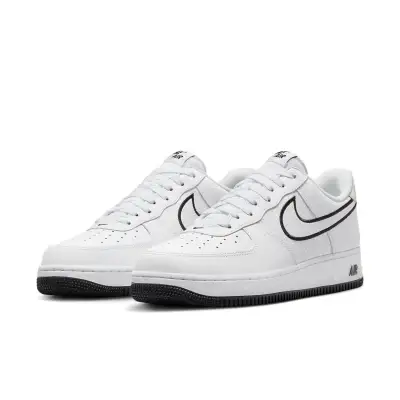 Nike Air Force 1 ’07 ‘Embroidered Swoosh – White Black’
