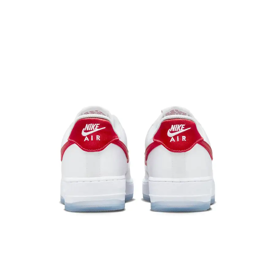 Nike Air Force 1 Low ’07 ‘Satin White Varsity Red’