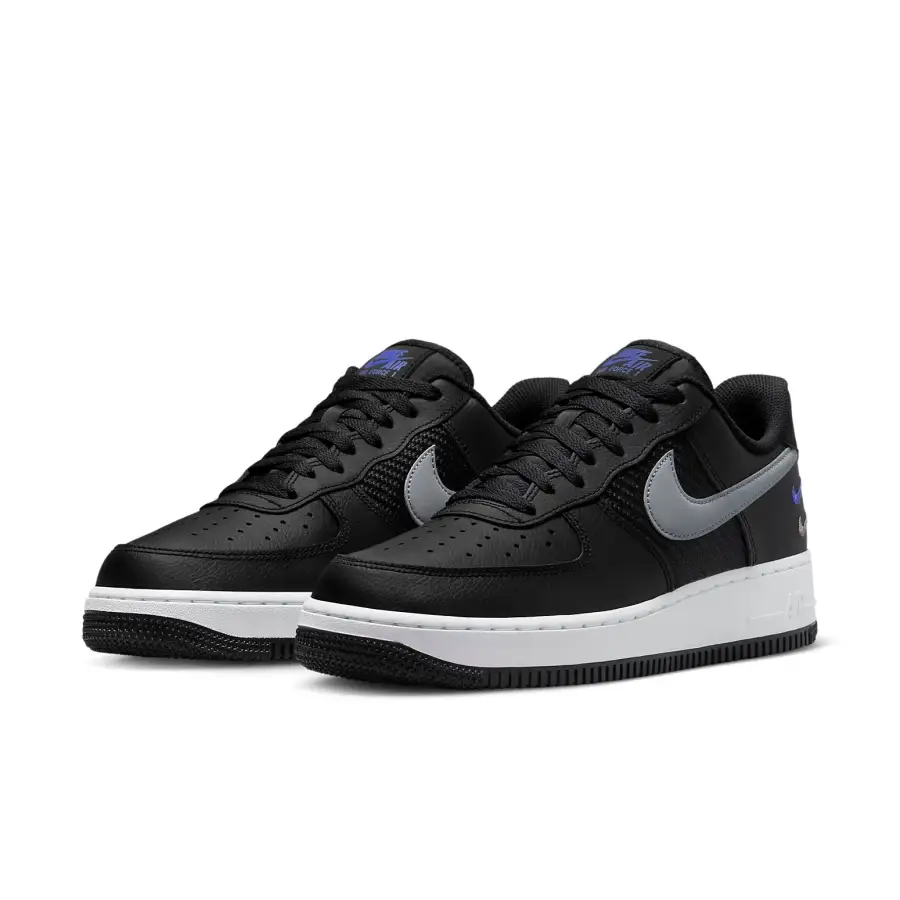 Nike Air Force 1 Low ’07 ‘Double Swoosh Black Racer Blue’