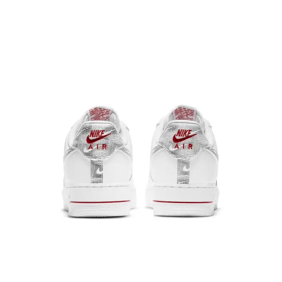 Nike Air Force 1 Low ‘Topography Pack – White University Red’