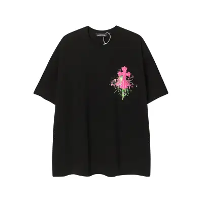 CHROME HEARTS BLACK WHITE T-SHIRT-8