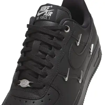 Nike Air Force 1 Low ‘Black Silver Mini Swoosh’