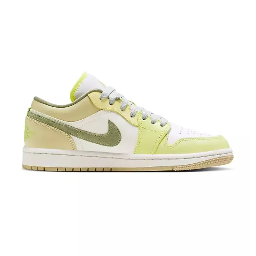 Air Jordan 1 Low ‘Sail Oil Green Light Lemon’