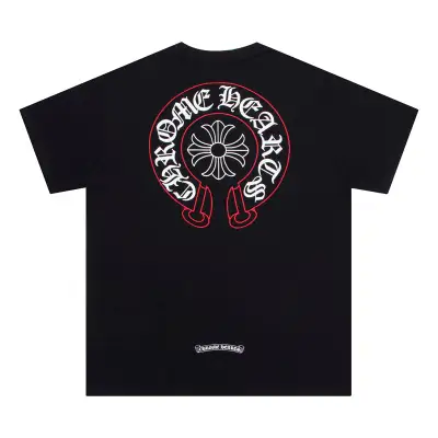 CHROME HEARTS BLACK WHITE T-SHIRT-12