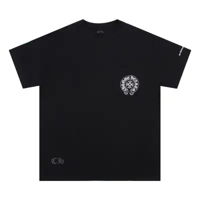 CHROME HEARTS BLACK WHITE T-SHIRT-10