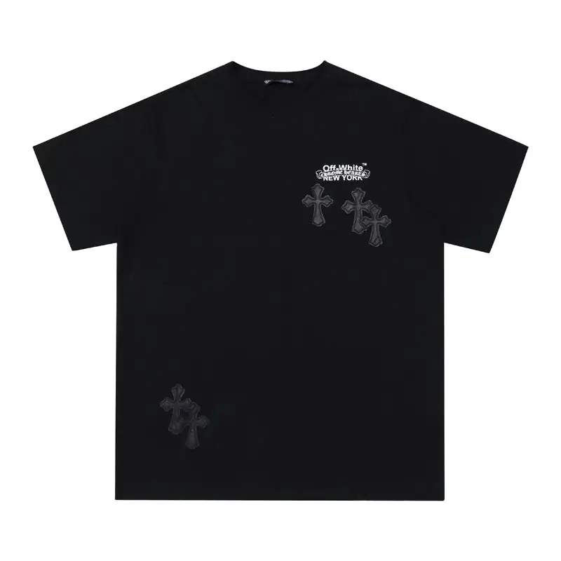 CHROME HEARTS BLACK WHITE T-SHIRT-15