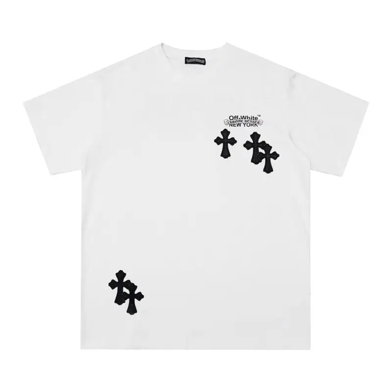 CHROME HEARTS BLACK WHITE T-SHIRT-15