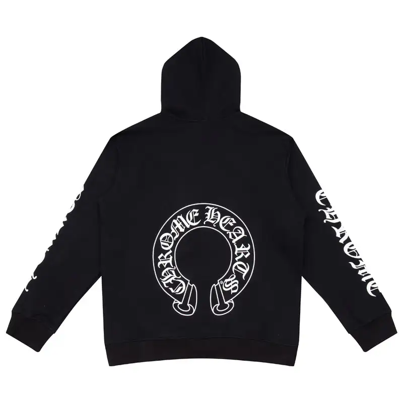 CHROME HEARTS BLACK WHITE HOODIE k-5
