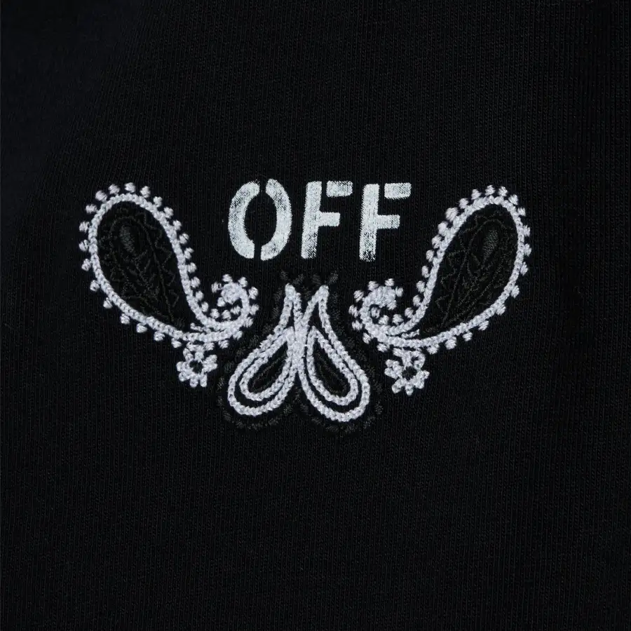 OFF-WHITE BANDANA SLIM SHORT SLEEVE TEE