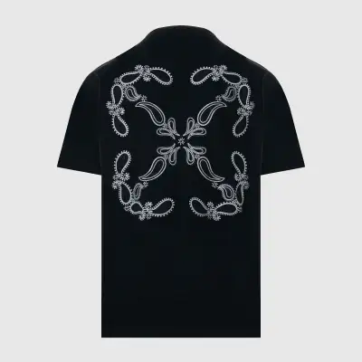 OFF-WHITE BANDANA SLIM SHORT SLEEVE TEE