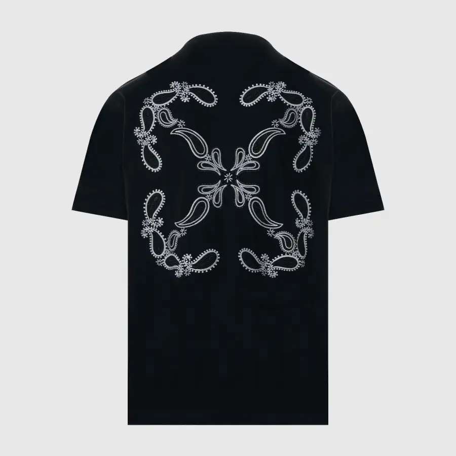 OFF-WHITE BANDANA SLIM SHORT SLEEVE TEE