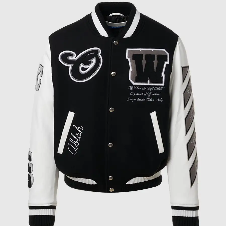 OFF-WHITE VARSITY JACKET
