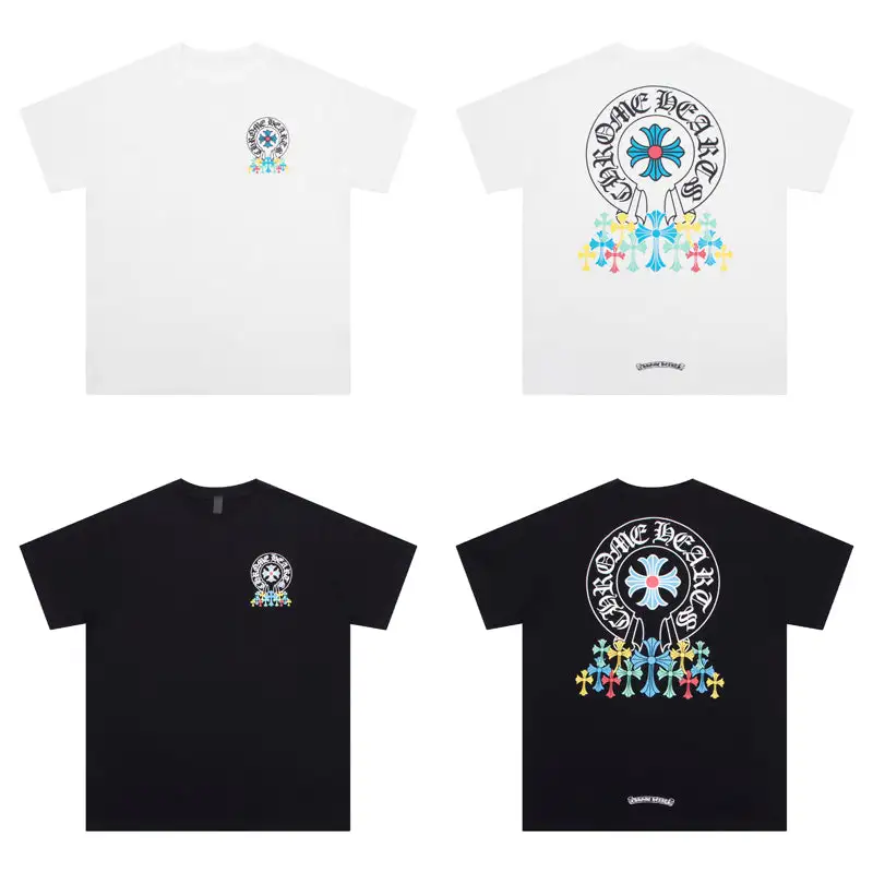 CHROME HEARTS BLACK WHITE T-SHIRT-2