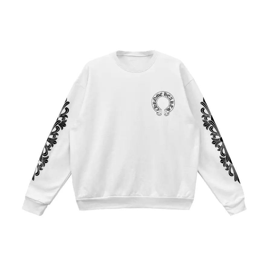 CHROME HEARTS BLACK WHITE SWEATSHIRT-1