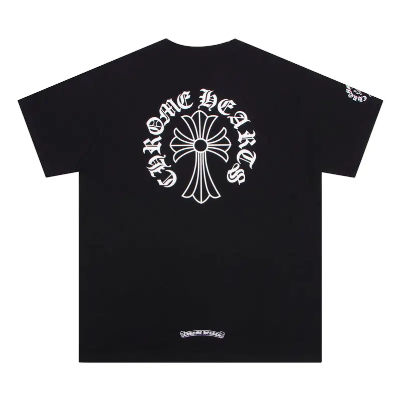 CHROME HEARTS BLACK WHITE T-SHIRT-1