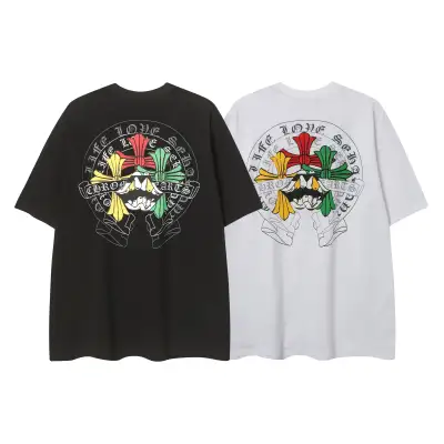 CHROME HEARTS BLACK WHITE T-SHIRT-9