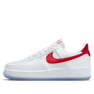 Nike Air Force 1 Low ’07 ‘Satin White Varsity Red’