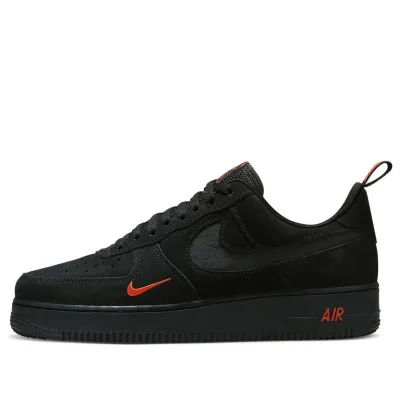 Nike Air Force 1 Low ’07 LV8 ‘Multi-Swoosh Black Crimson’