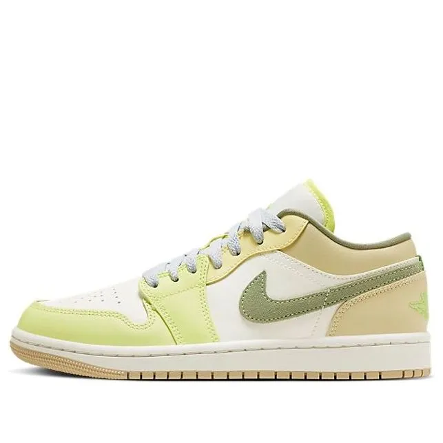Air Jordan 1 Low ‘Sail Oil Green Light Lemon’