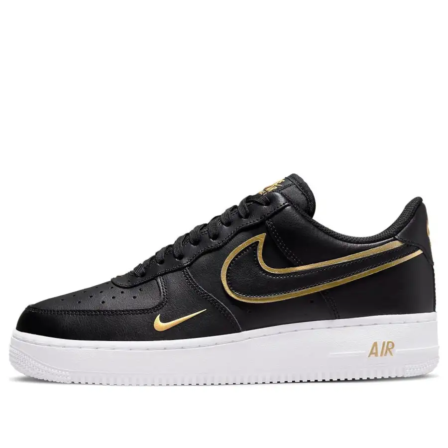 Nike Air Force 1 ’07 LV8 ‘Metallic Swoosh Pack – Black’