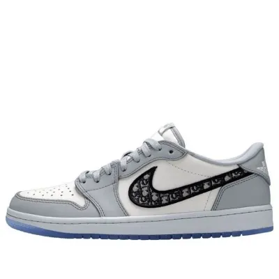 Air Jordan 1 Low x Dior ‘White Grey’