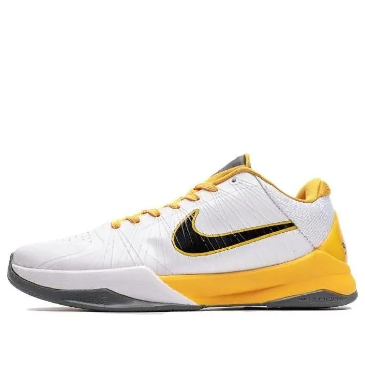 Nike Zoom Kobe 5 ‘White Black Del Sol Metallic Silver’