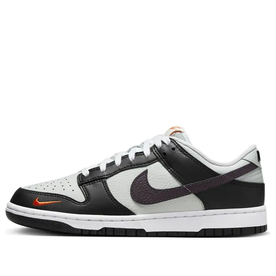 Nike Dunk Low ‘Black Total Orange Mini Swoosh’