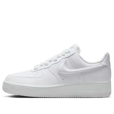 Nike Air Force 1 Low ’07 Next Nature ‘Triple White Bulbous Swoosh’