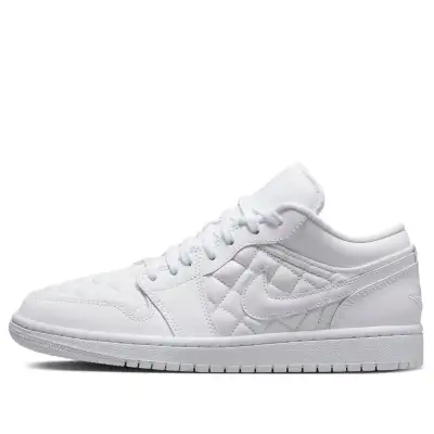 Air Jordan 1 Low ‘Triple White Quilted’