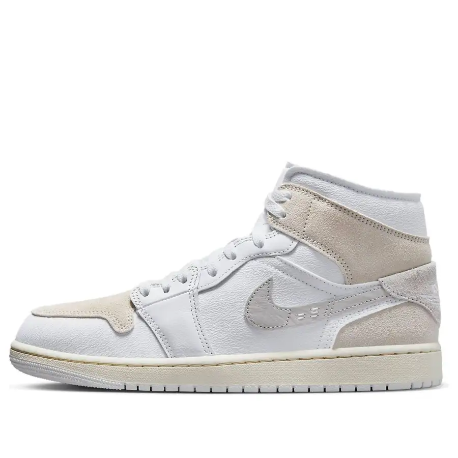 Air Jordan 1 Mid SE Craft ‘Inside Out White Grey’