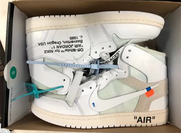 Off-White x Air Jordan 1 Retro High OG ‘White‘ photo review