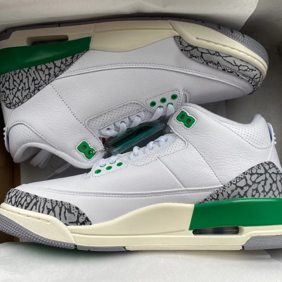 Air Jordan 3 Retro ‘Lucky Green’ photo review