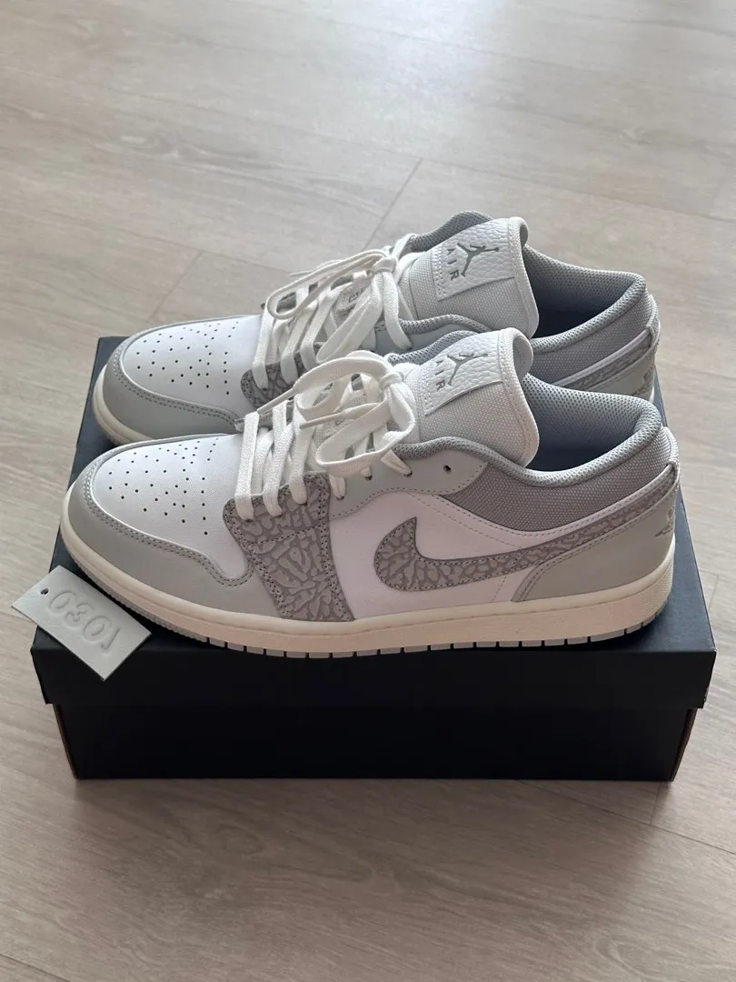 Air Jordan 1 Low Premium ‘Elephant Print’ photo review
