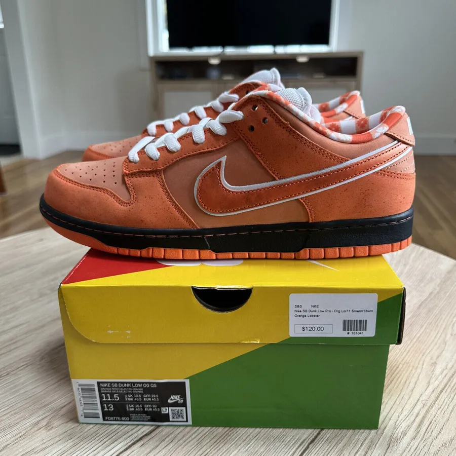 Nike SB Dunk Low ‘Concepts Orange Lobster’ photo review